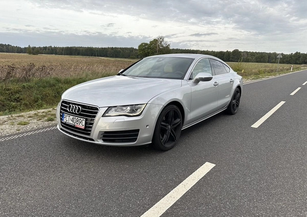 Audi A7 cena 69000 przebieg: 197580, rok produkcji 2011 z Wieleń małe 326